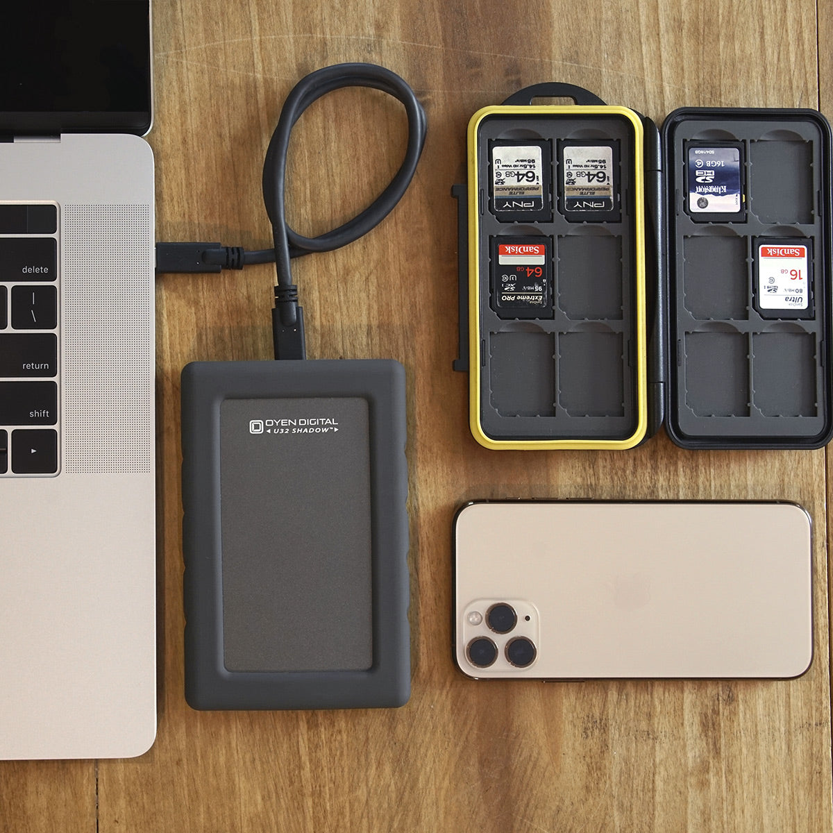 Oyen Digital Shockproof Rubber Bumper Protector For U32 Shadow (Slate Gray)