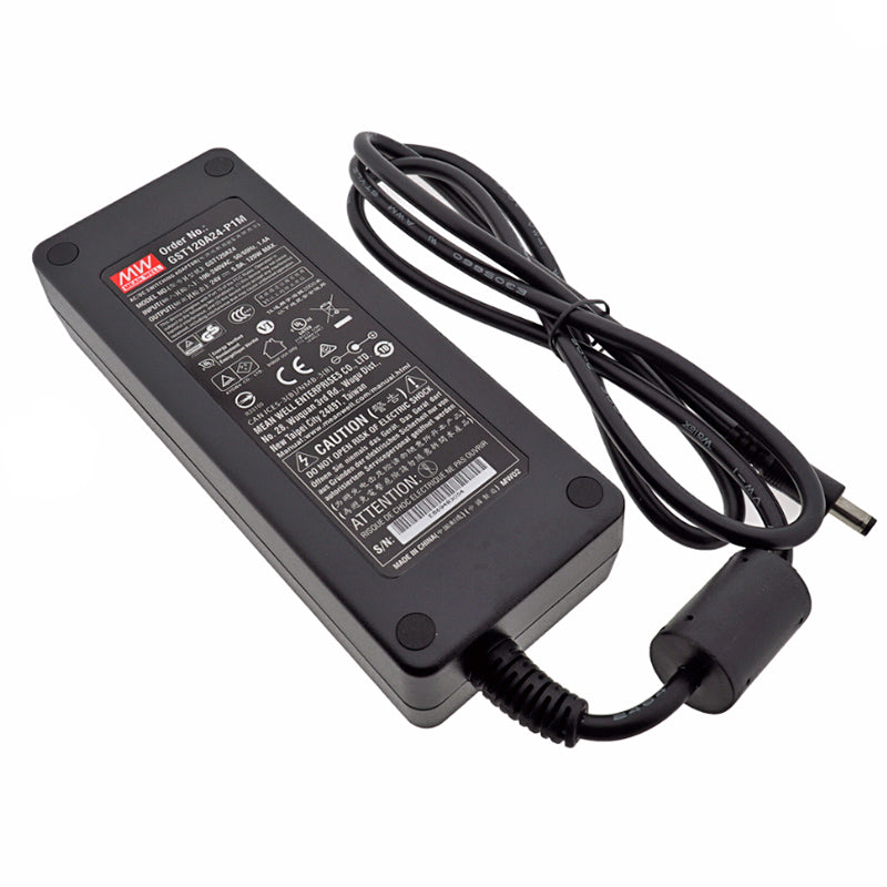 Mobius Thunderbolt 24V, 5A 120 Watt Power Adapter