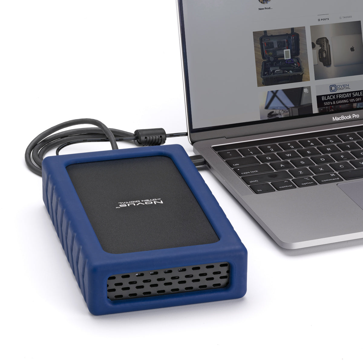 Novus External USB-C (3.1,Gen2) Rugged Desktop Hard Drive