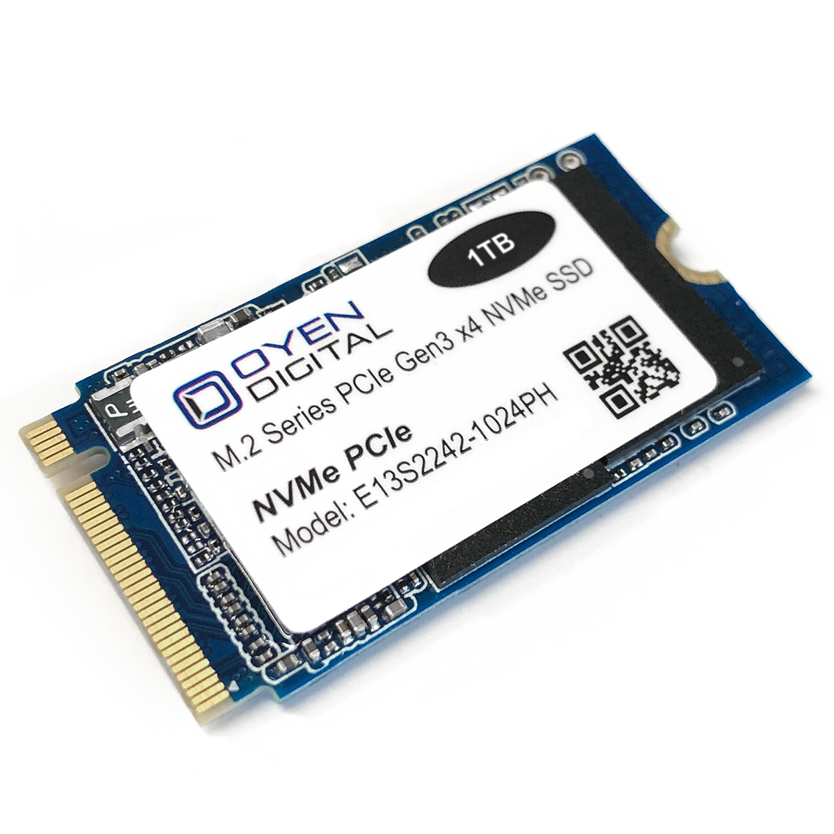 Forskelsbehandling medarbejder Beskrivelse Oyen Digital: Oyen Digital 1TB M.2 2242 NVMe PCIe 3D TLC SSD