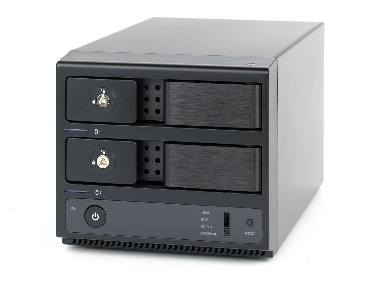 Oyen Mobius 2-Bay FireWire 800, eSATA, USB 3.0 RAID Enclosure