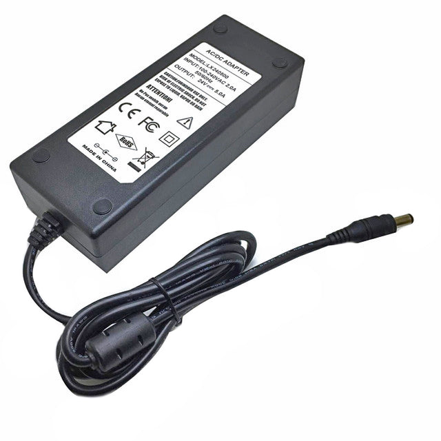 Mobius Thunderbolt 24V, 5A 120 Watt Power Adapter (Model LX240500)