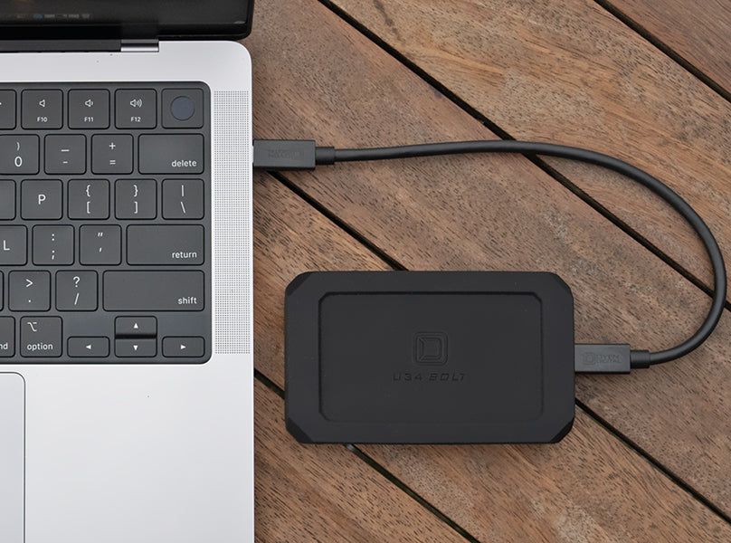 U34 Bolt USB4 (40Gbps) Portable USB-C SSD, Up to 2800 MB/sec