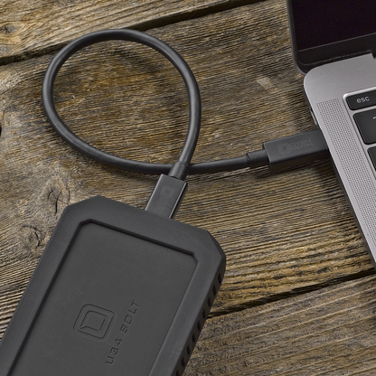 Oyen Digital USB4 Cable (40Gbps), 1ft (0.3M), 8K Video, 240W Charging