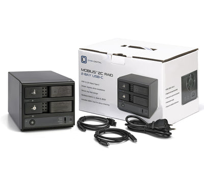Mobius 2C RAID 2-Bay USB-C Hard Drive
