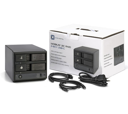 Mobius 2C RAID 2-Bay USB-C Hard Drive