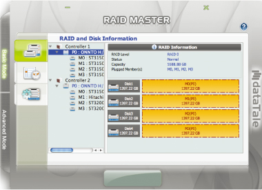   +USB+eSATA 4 Bay Quad RAID Enclosure for 3.5 SATA Hard Drive  