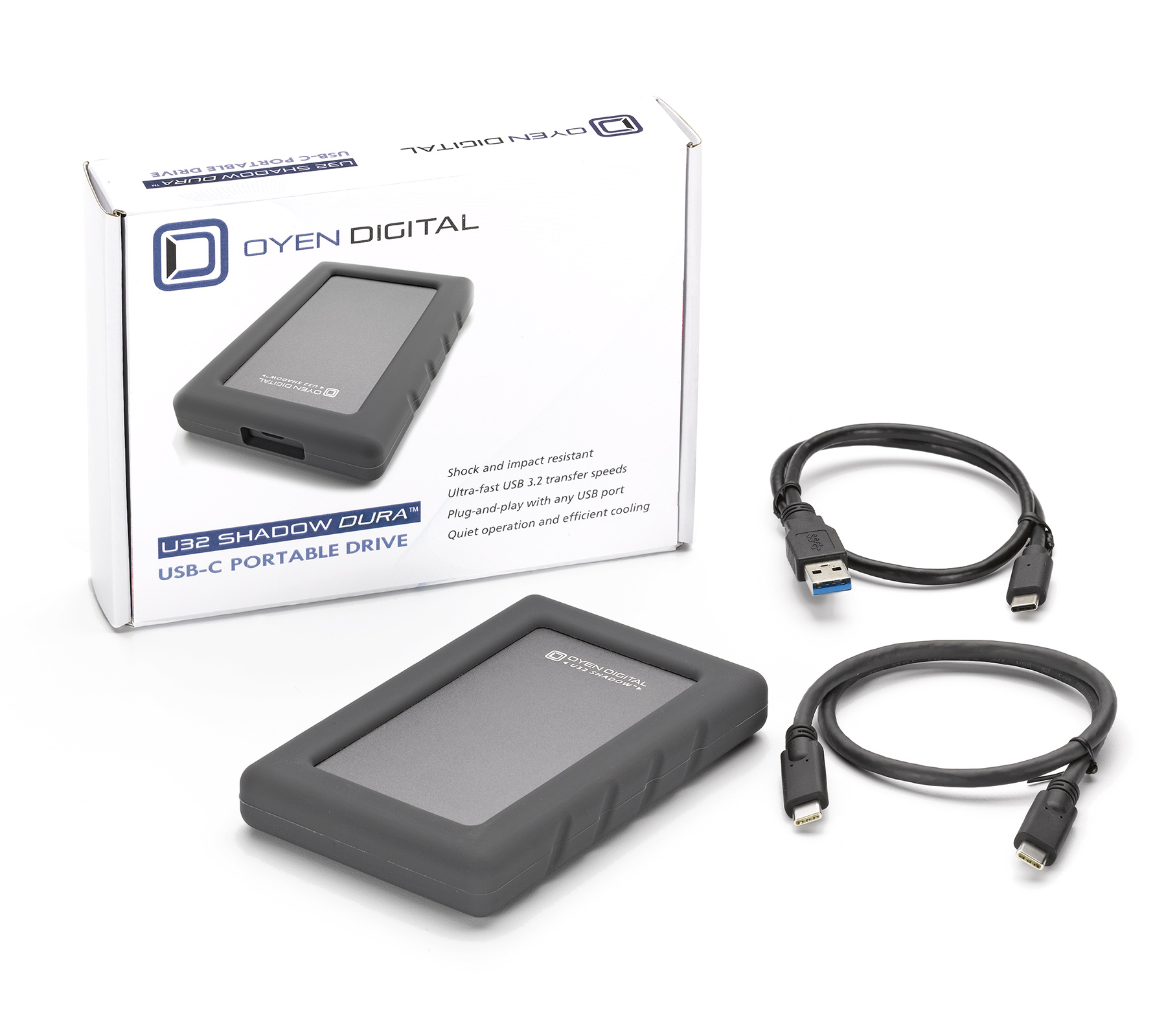 Oyen Digital: U32 Shadow USB-C Rugged Portable Drive