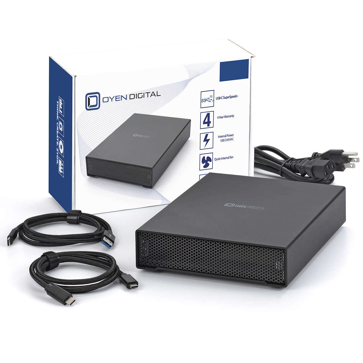 Oyen Digital HDX Pro C 20TB USB-C Enterprise 7200RPM External Hard Drive  (HDXP-C-20T-RT)並行輸入